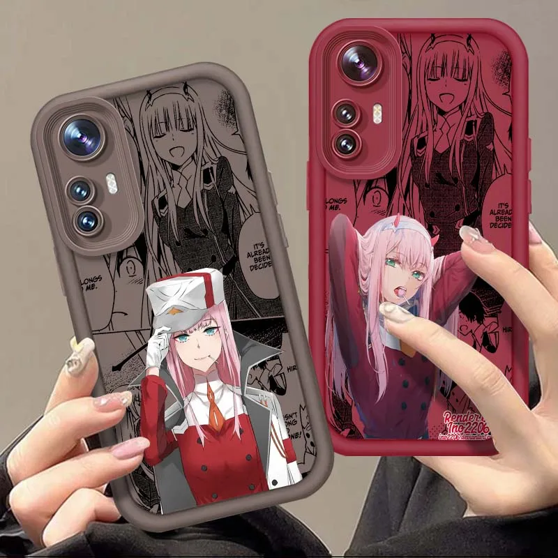 

Darling In The Franxx Zero Two For Xiaomi Mi 15 14 14T Redmi 13 13T 13C 12C 14C 12 12T 11 11i Lite Pro 5G Eye Ladder Phone Case