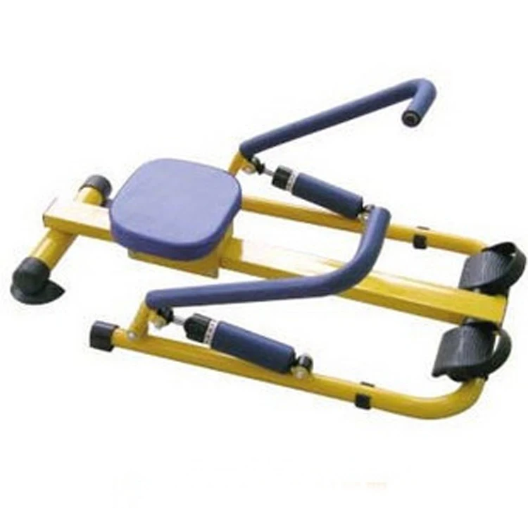 Kindergarten fitness equipment, children's fitness equipment, double track rowing machine