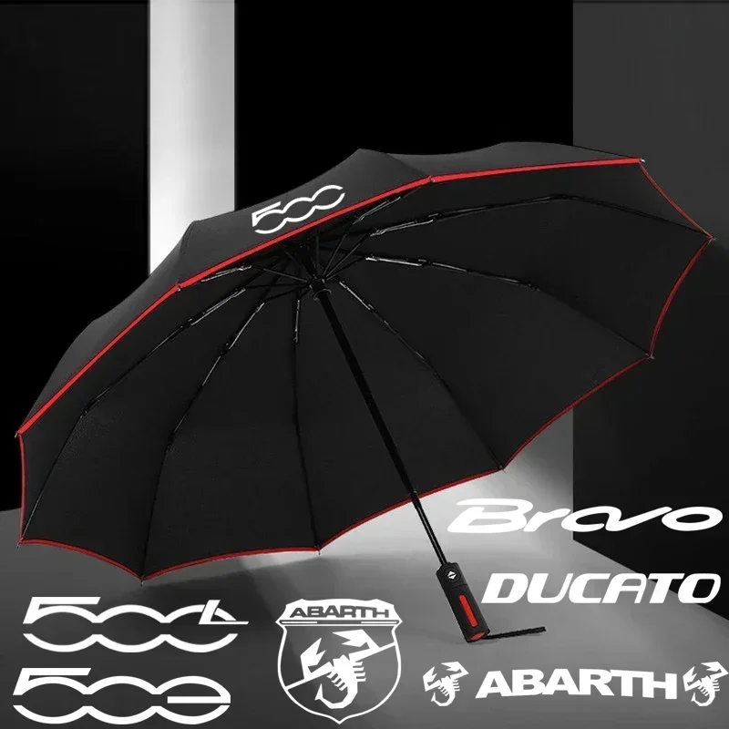 

Car Automatic Folding Windproof Sunshade Umbrella For Fiat 500 ABARTH Panda Punto ARGO Bravo Toro Tipo Ducato Stilo Accessories