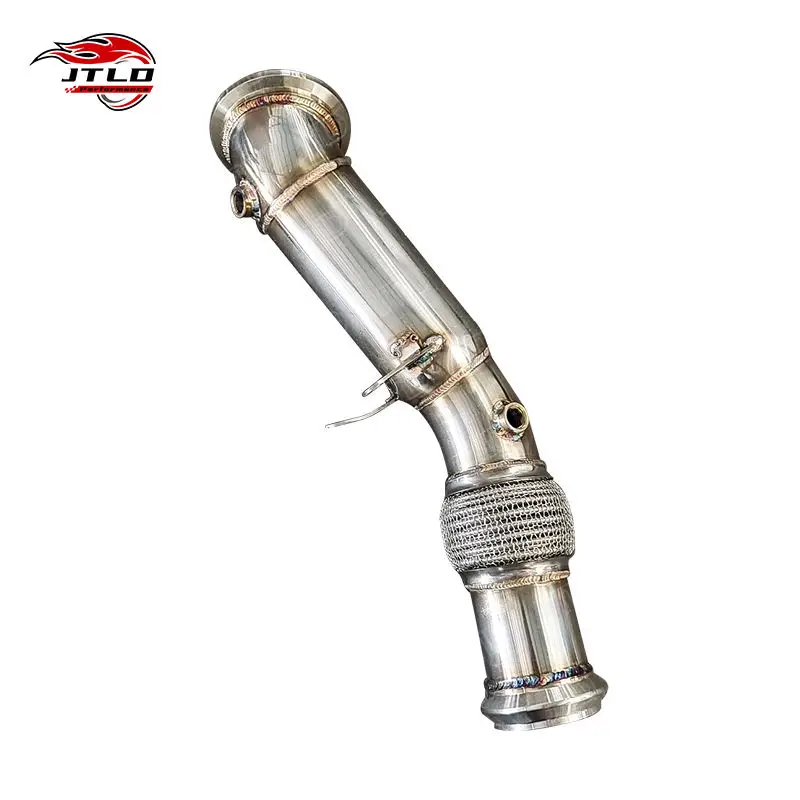 High Quality 304 Stainless Steel Polished Exhaust Downpipe For BMW B48 G20