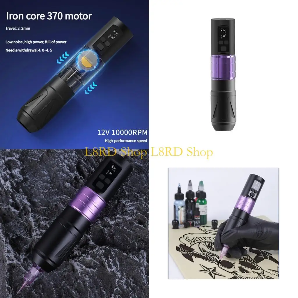 

L8RD Complete Cosmetic Pen Cordless Function Efficient Quiet Motor Ergonomic Grip Permanent Makeup For Artists