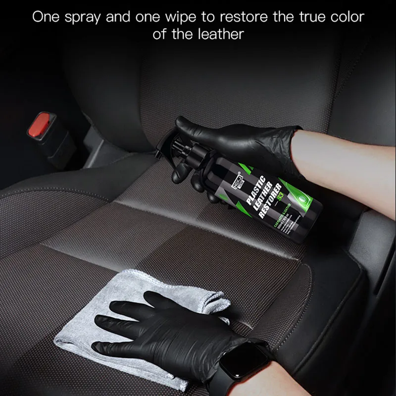 Car Leather Conditioner & Plastic Restorer Multi-Purpose Auto Interior Care Kit For Seat Dashboard Door Panel