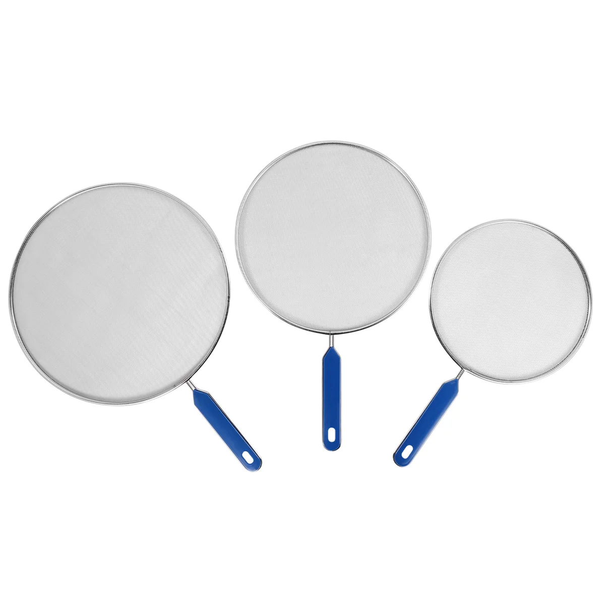 3 Pack Grease Splatter Screen for Frying Pan Cooking,Stainless Steel Guard,Hot Oil Shield to Stop Prime Burn