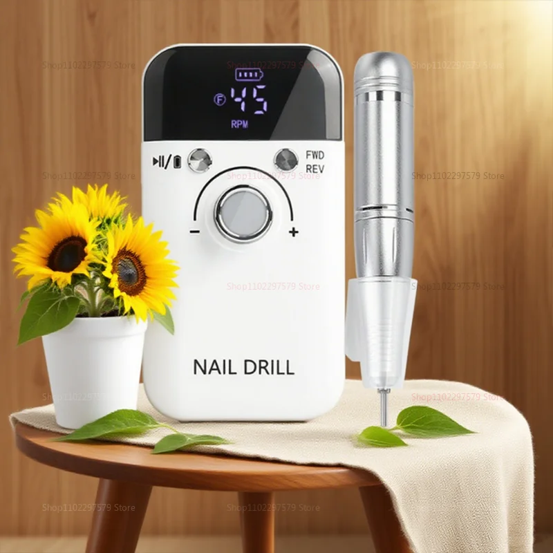 Smerigliatrice professionale per nail art, smalto per unghie, liquido per lavaggio, tampone elettrico portatile per unghie, strumento professionale per la rimozione delle unghie non caldo