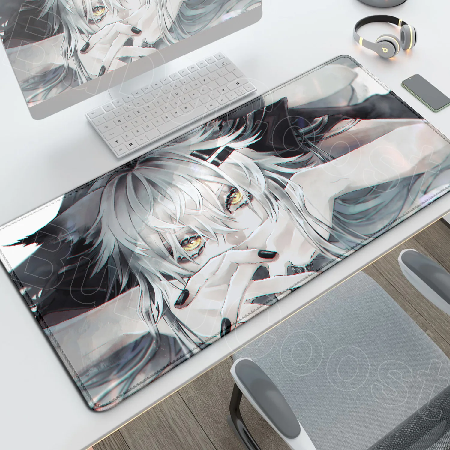 Gaming mouse pad Non-slip Rubber Mouse Pad With Lock Edge XXL Office Keyboard Pad Kawai Lappland Desk Mat HD Desktop Decoration