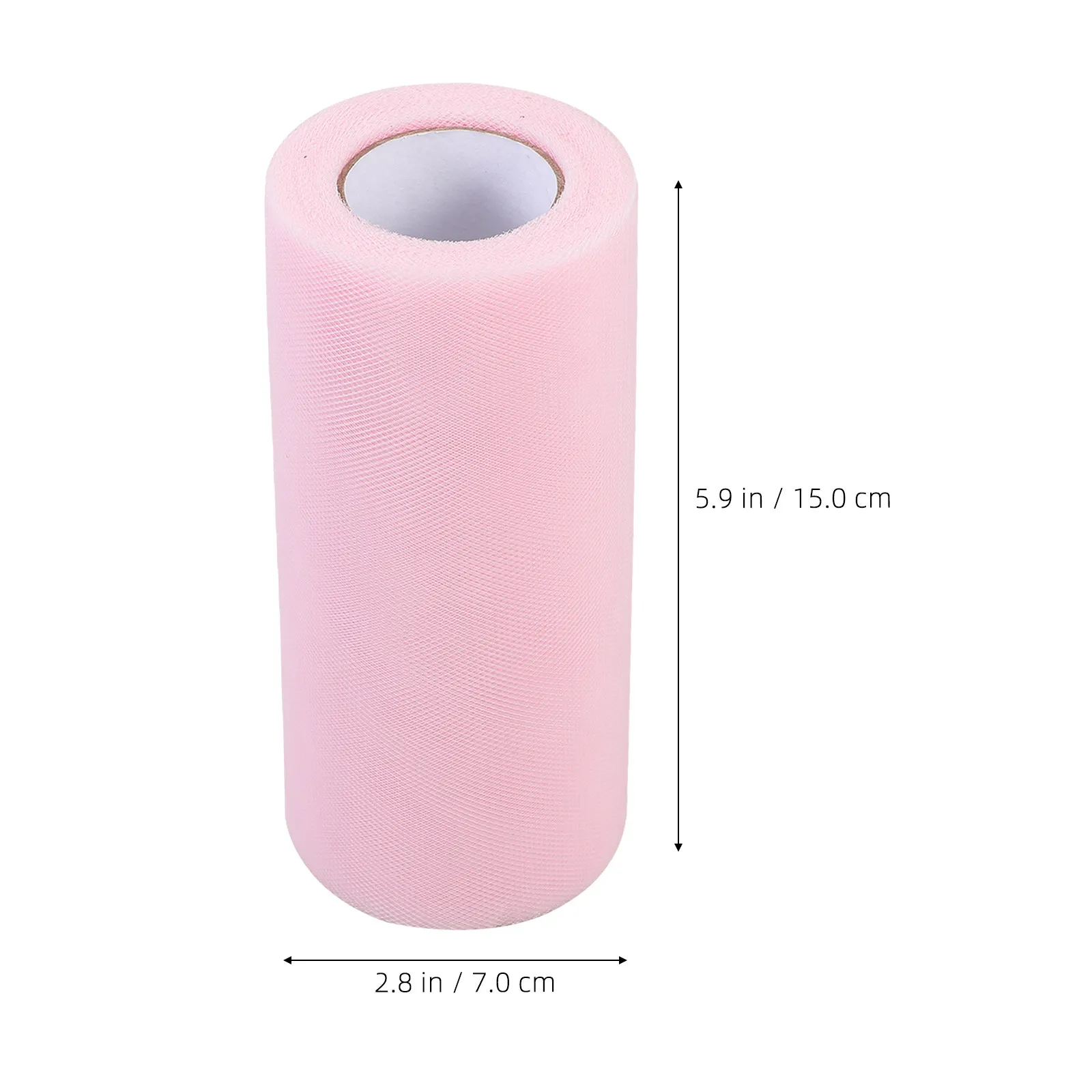 25 Yards Pink Wedding Tulle Roll Spool Mesh Ribbon Dacron Fabric for Tutu Skirts Bows Chair Sashes Party Decorations Craft