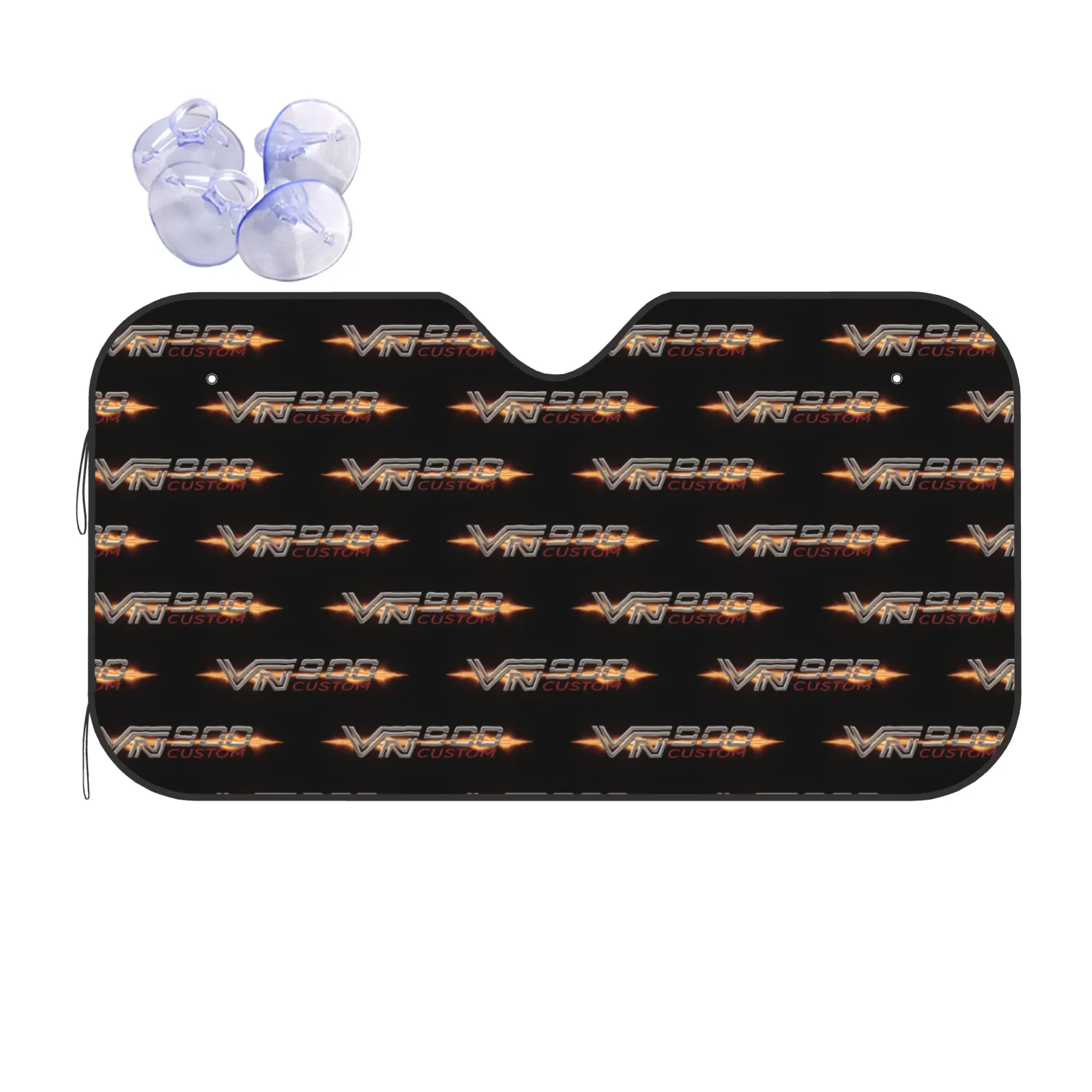 Vulcans Motorcyle VN 900 Car Front Window Sun Shade Heat Insulation Cover Portable UV Protection Covers Car Solar Protection