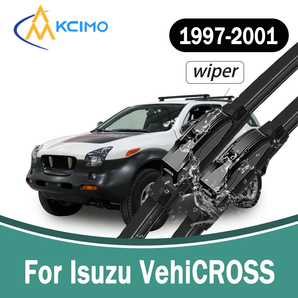 

All-Weather Front Windscreen Wiper Blades For Isuzu VehiCROSS 1997-2001 High Quality Silent Car Windshield Replacement Part 2Pcs