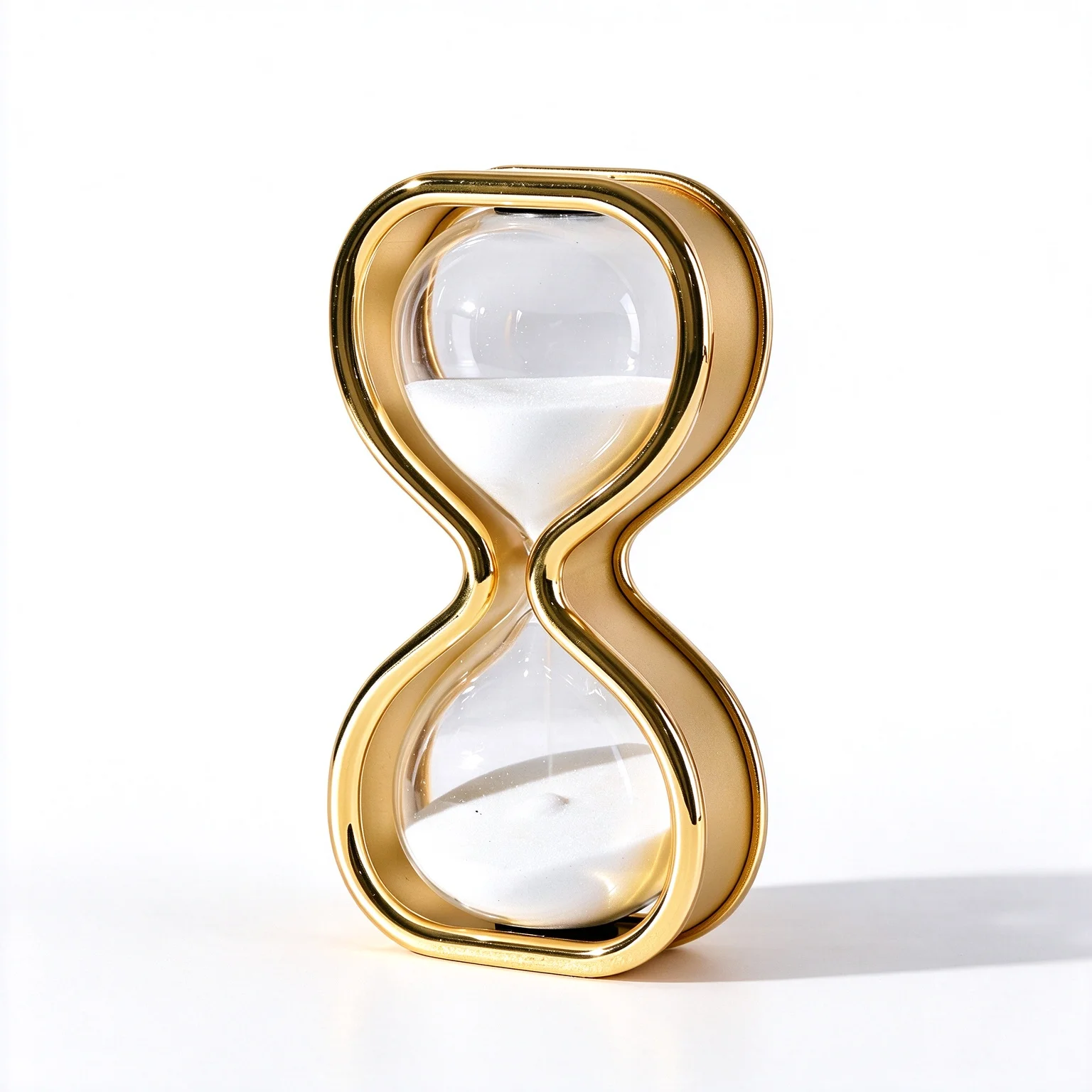 Colorful Sand Timer Hourglass Metal Glass Sand Clock Desktop Ornament Home Decor Study Time Management Gift