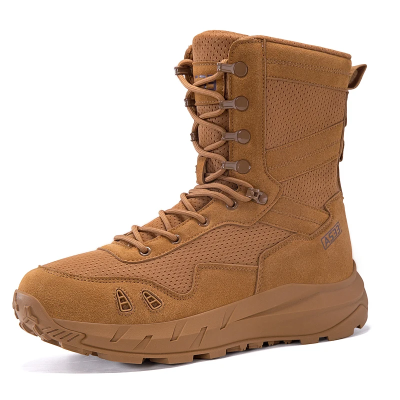 Men Boots Desert Tactical Boots High Top Outdoor Hiking Shoes Ankle Work Safty Sneakers Climbing shoes