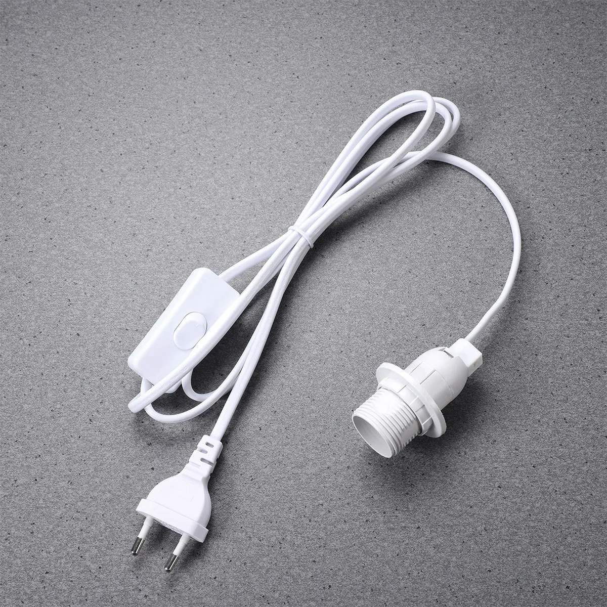 

Light Power Cord E14 Socket Extension Cable 1.8m on Off Switch for Kitchen Bedroom Outdoor Lighting Power Extension Cable