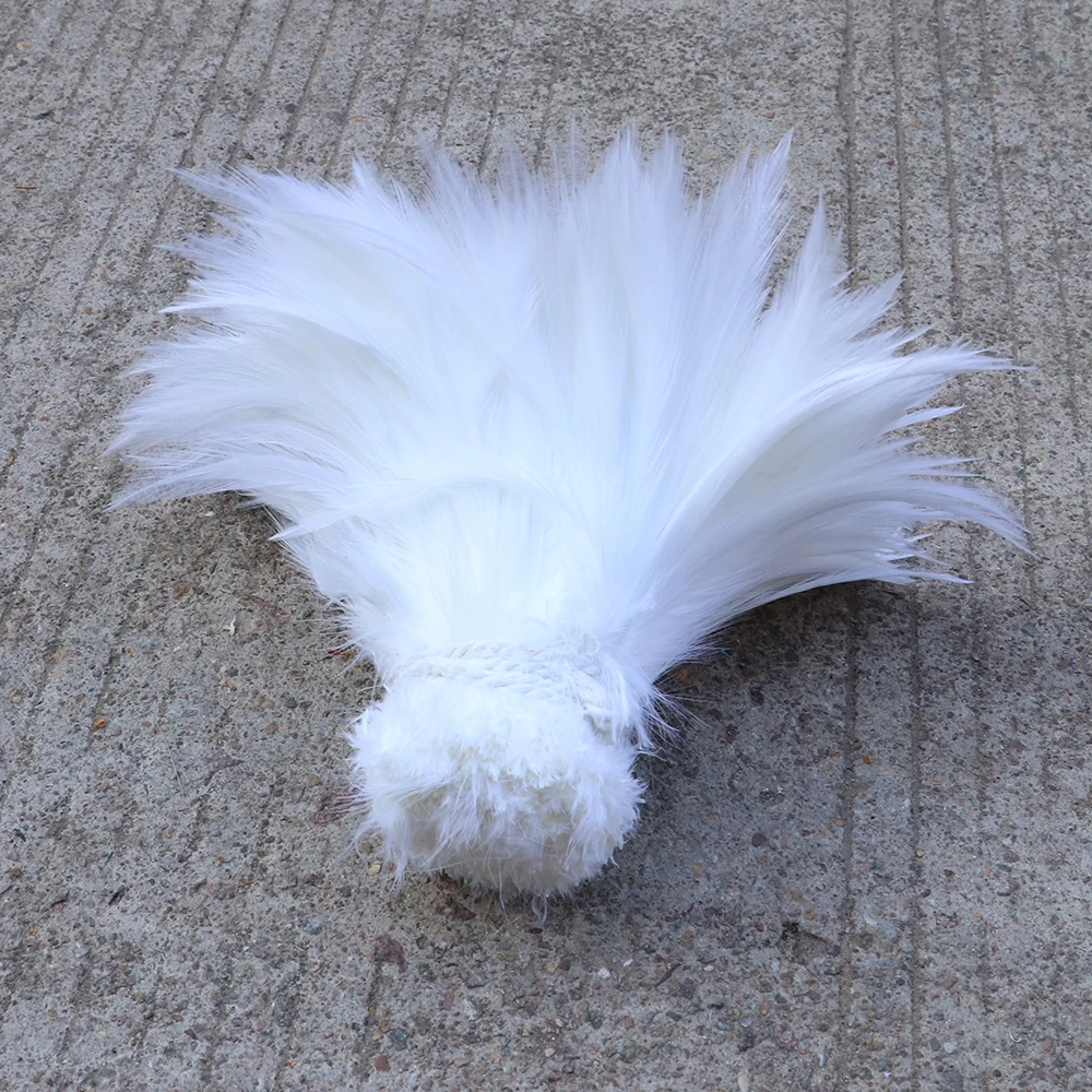 

Natural White Rooster Feathers 4-6/6-8 Inch Bulk Wholesale for DIY Crafts, Costumes, Fly Tying, Wedding Decor, Dreamcatchers