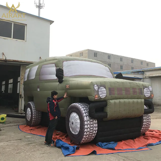 巨大なインフレータブル車,シミュレートされたトラック,カスタムトラック