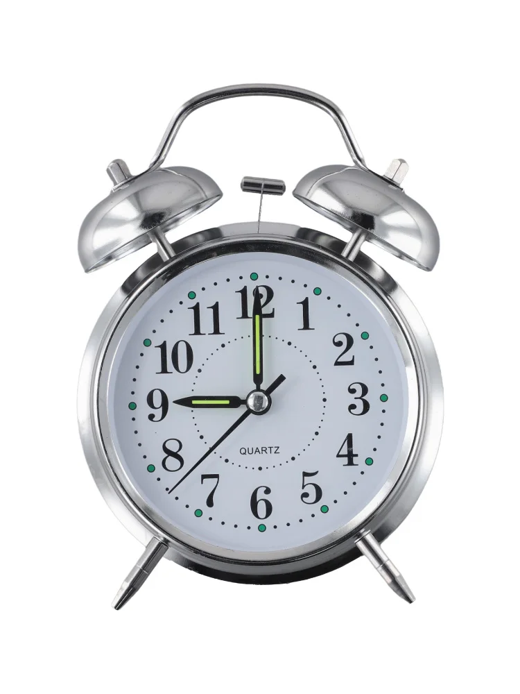 Zegar pierścieniowy budzik wysokiej jakości gorąca sprzedaż metalowa klasyczna galwanizowana nowa retro 100% oryginalna 12.5*16.5*6.2cm