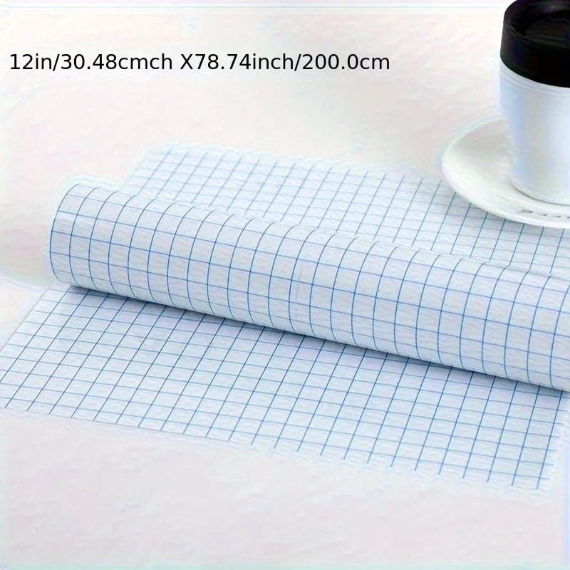 Transferfolie für Vinyl, transparente Transferpapierfolie mit Ausrichtungsgitter, Applikationsband für Cricut Joy Vinyl, Oracal 651 – Detail 11
