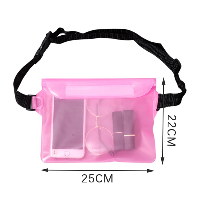 Waterproof Outdoors Swimming Diving Storage Bag Beach Drifting Diving Waist Pack Shoulder Bag Underwater Mobile Phone Case