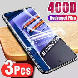 3PCS For Realme GT Neo 3 3T 2 GT2 9i 10s Q5 10 9 Pro Plus 5G Hydrogel Film Screen Protector for Realme GT Neo 3 2 Film Not Glass