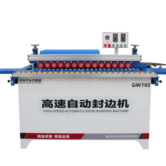 Versatile Woodworking Equipment PVC Edge Banding Machine with Trimming Capability