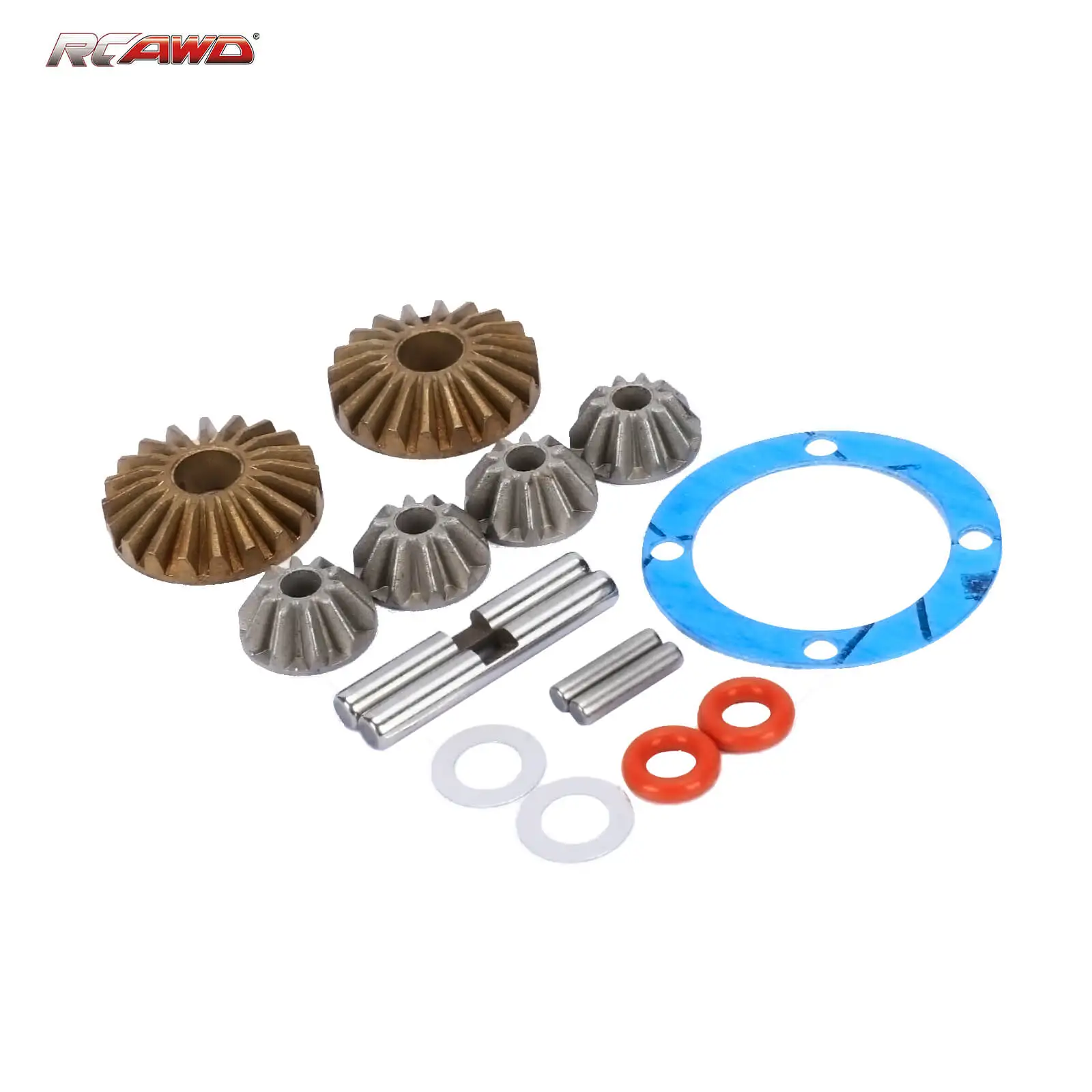 Rcawd ชุดอุปกรณ์สร้างความแตกต่างภายในสำหรับ1/8 losi LMT ชิ้นส่วนอัพเกรด mobil RC