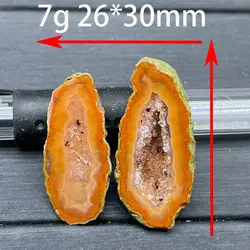 Natural Colorful Zhanguo Red Agate Geode Polished Onyx Quartz Crystal Reiki Healing Stone Gift Room Decor
