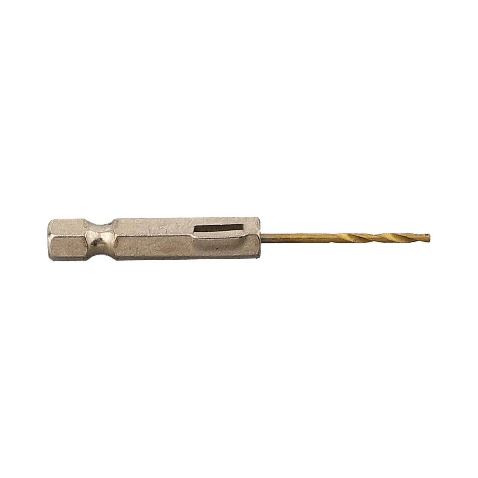 1pc HSS High Speed Steel Titanium Coated Drill Bit 1/4 Hex Shank 1.5mm-6.5mm Hexagonal Shank Electric Drill Twists Bits
