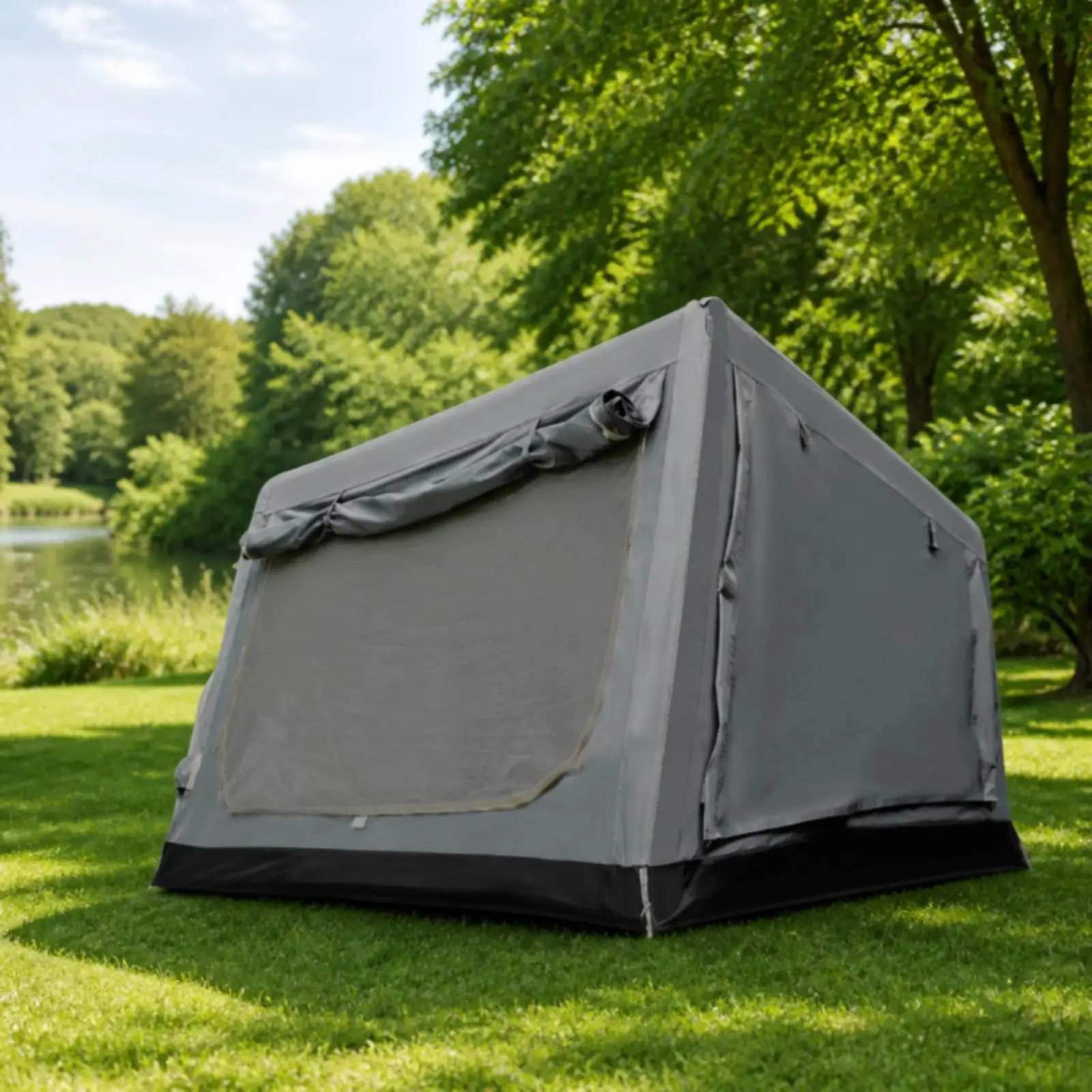 Compact Inflatable Tent for Camping Trips 2 3 Person Portable Air Tent with Oxford Shell and PVC Frame