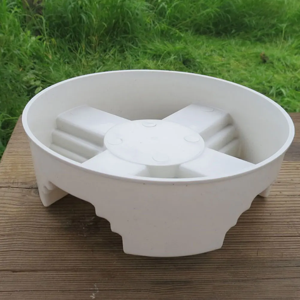 

6pcs Cross Tray Indoor Plant Saucer Bonsai Garden Pp Drip Trays For Office Partitions Spacesaving Stable Support Flowerpot Base