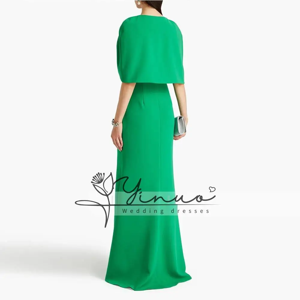 Customized Women's Evening Gown A Line Floor Length Formal Wedding Party Dress V Neck Saudi Dress Sleeveless Prom Dress