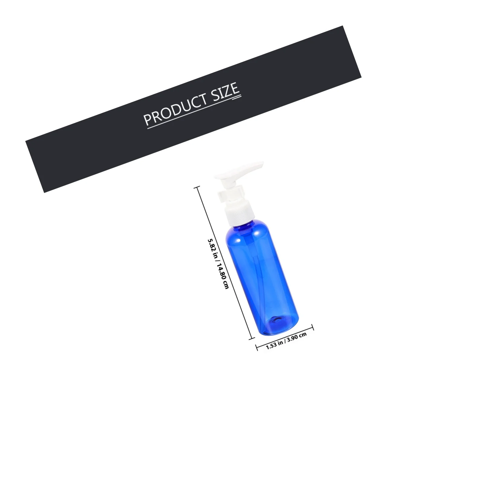 10 قطعة 100 مللي زجاجة مستحلب بلاستيكية صديقة للبيئة خفيفة الوزن للسفر شامبو غسول موزع مانعة للتسرب ماصة زرقاء