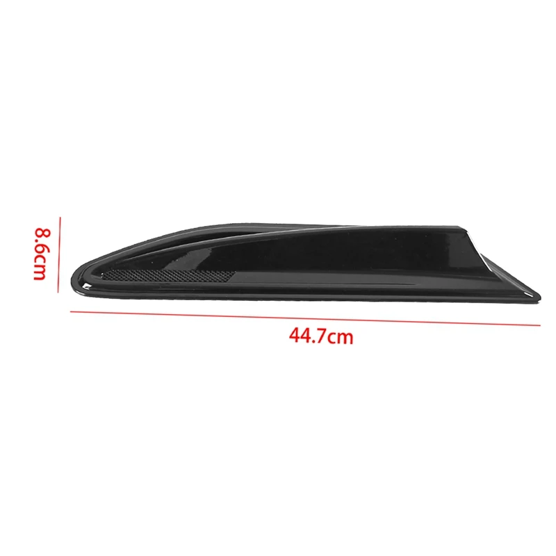 2 PCS Side Fender Wing Fin Trim Replacement Vehicle Modification Parts Spoiler Decorative Leaf Decorative Board