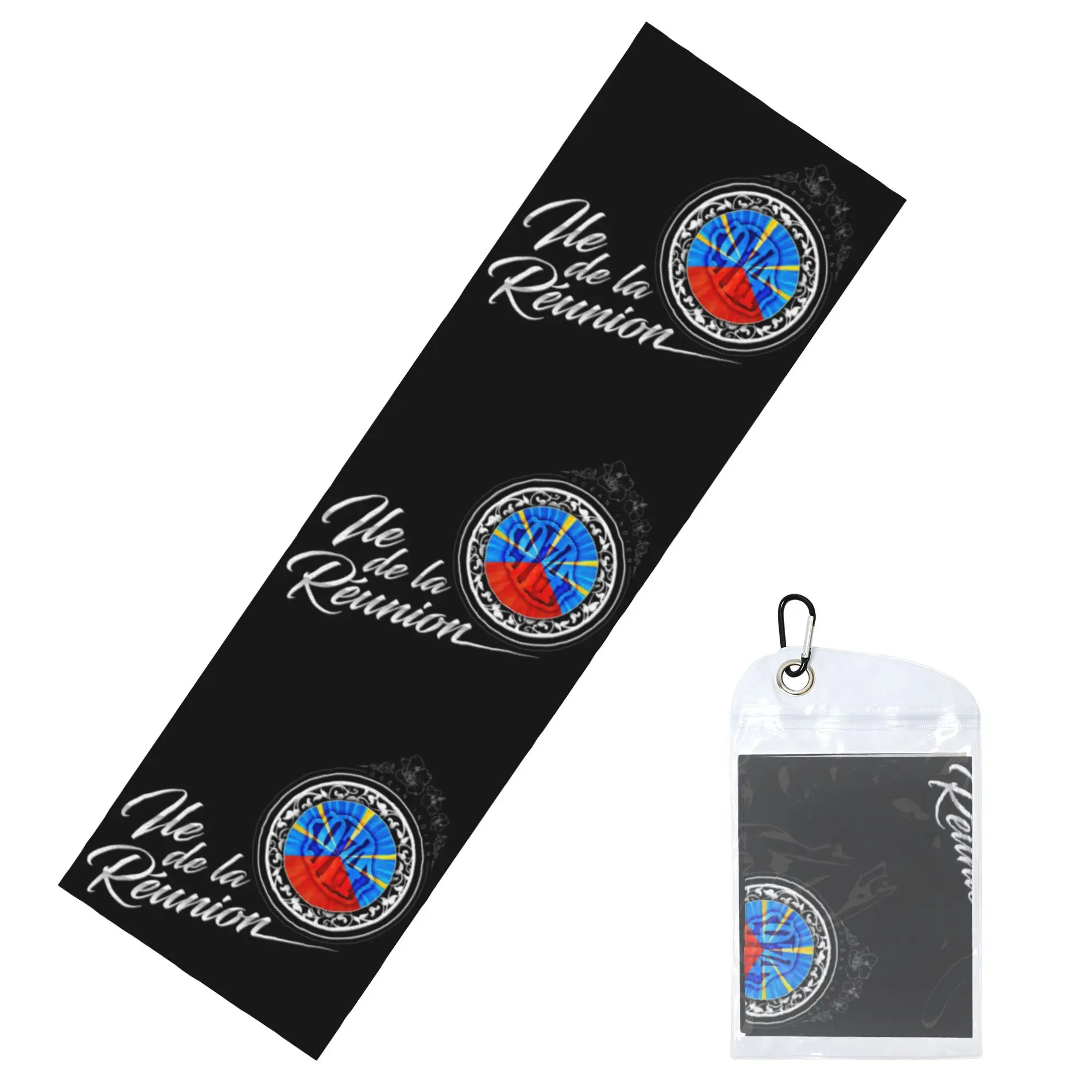 Reunion Island 974 Cold Exercise Towel   Super Soft Breathable Instant Cooling Towel  Beach Towels