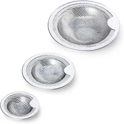 Kitchen Sink Strainer Drain Protector Waste Filter Plug Hole Hair Catcher Stopper for Bathroom Bathtub Shower Mesh Hole Cover