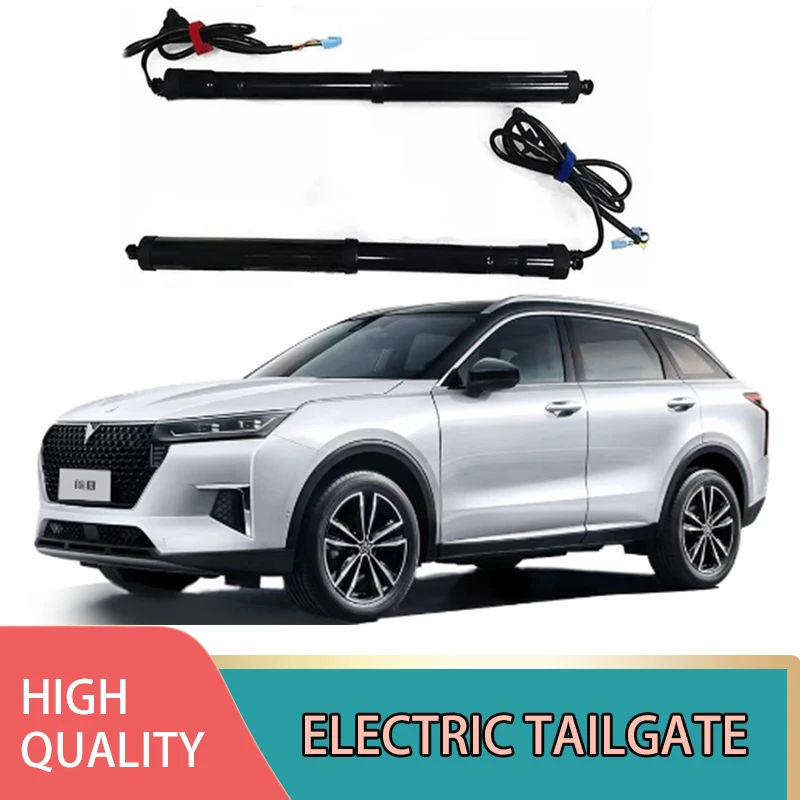 

Electric tailgate modification for Venucia T90 includes an electric tailgate upgrade kit with automatic lift and lower functions
