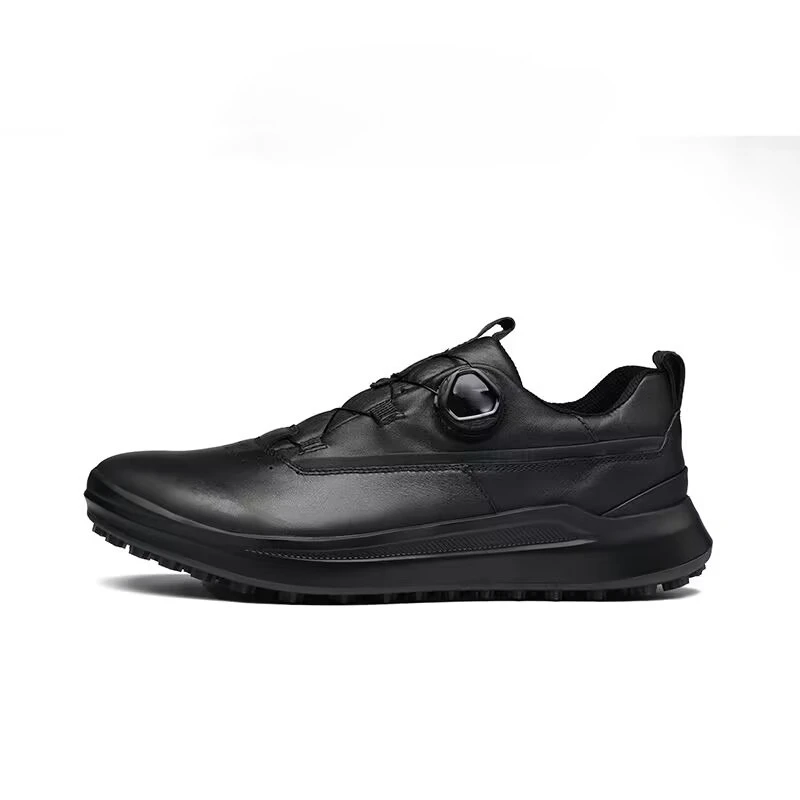 New Head Layer Cowhide Outdoor Men's Sports Golf Shoes Lightweight and Non Slip Men's Sports Shoe Waterproof Adult Walking Shoe