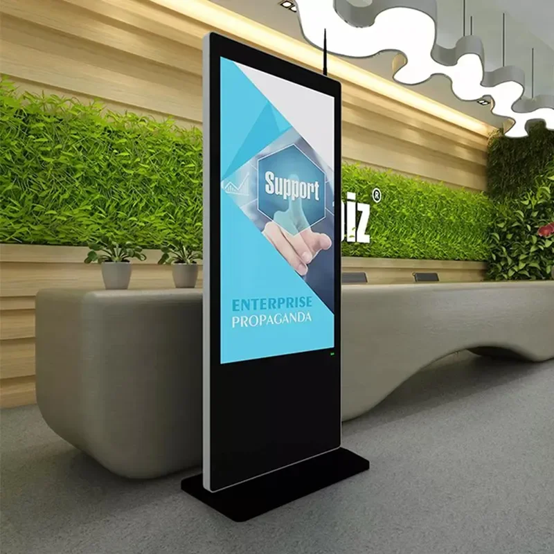 43 Inch Ultra Thin Electronic Display LCD Advertising Display Floor To Ceiling Digital Signage 6