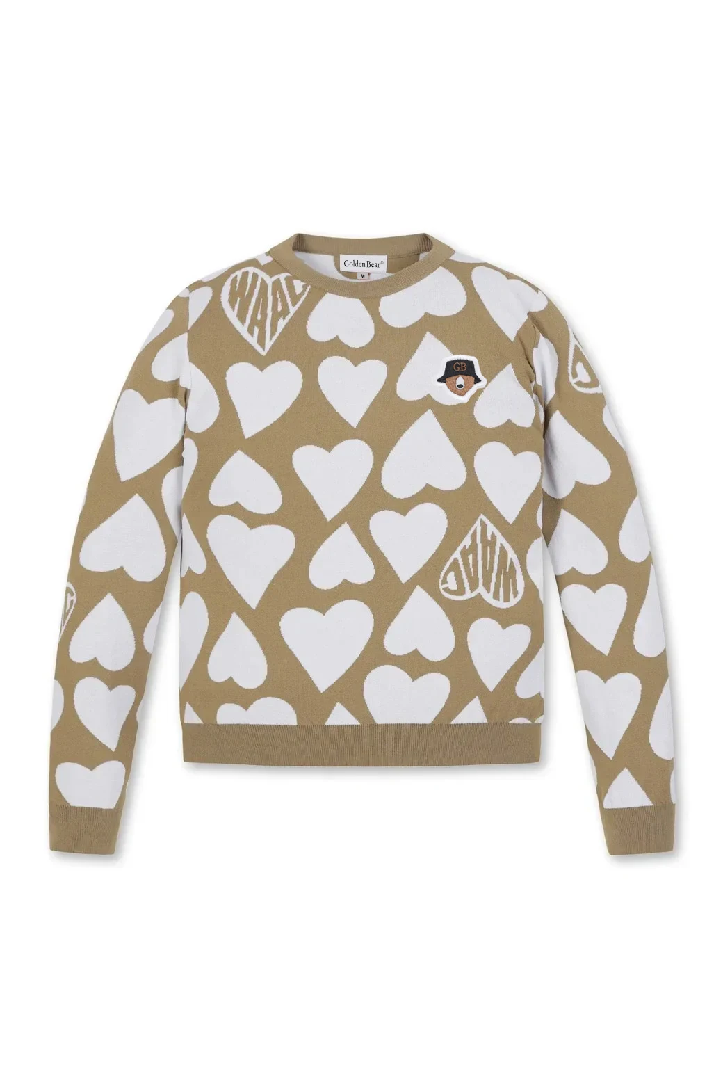 2024 Heart Shaped Women's Golf Sweater Autumn and Winter New Golf Knitwear Outdoor Round Neck Golf Wear Clothing