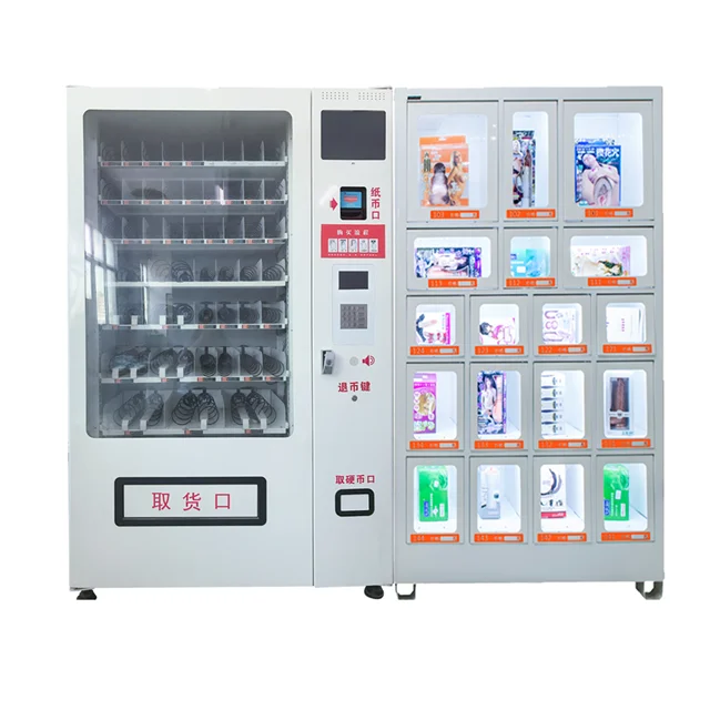 adult stores hygienic products vending machine with auto locker