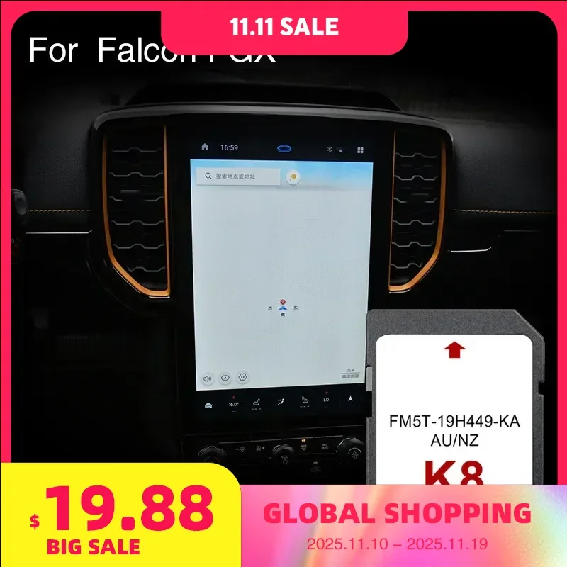 

Подходит для Ford Falcon FGX Naving Map, автомобильная навигационная система, чехол для SD-карты, австрийская Новая Зеландия 2022,