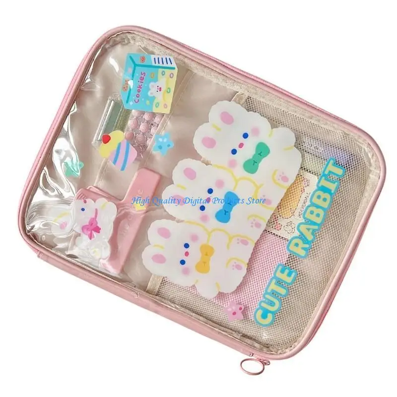 

U2JE Travel File Organiser Storage Pouches Zippered Travel Tablet Organiser Case for Laptop, Notebook, Documents Stationeries