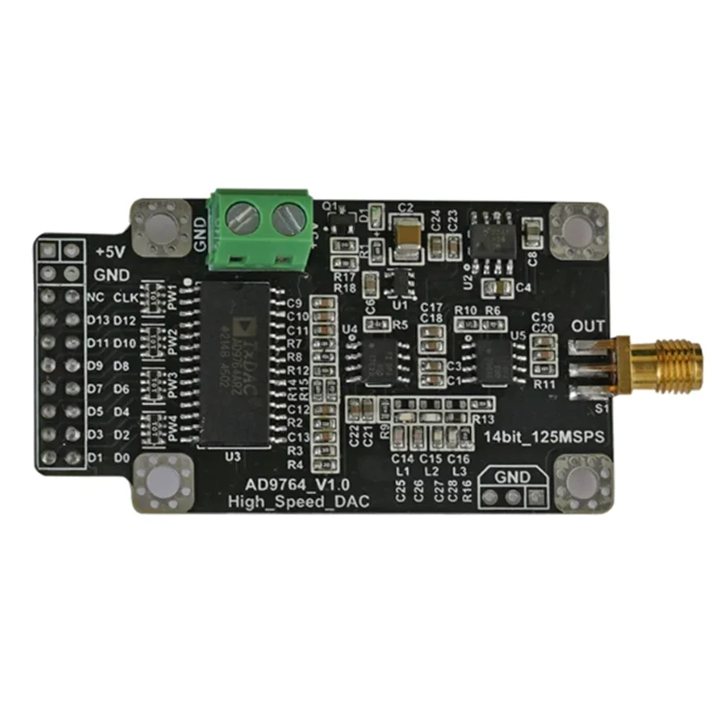 AD9764 High Speed DAC Waveform Generator Digital to Analog Converter Module 14 Bit 125M