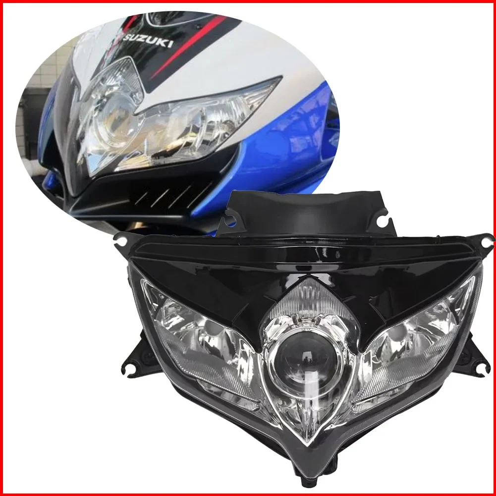 Perfectly Matched Motorcycle Headlight Assembly for Suzuki GSXR GSX-R 600 750 K8 2008 2009 2010 Head Light Lamp GSXR750 GSXR600