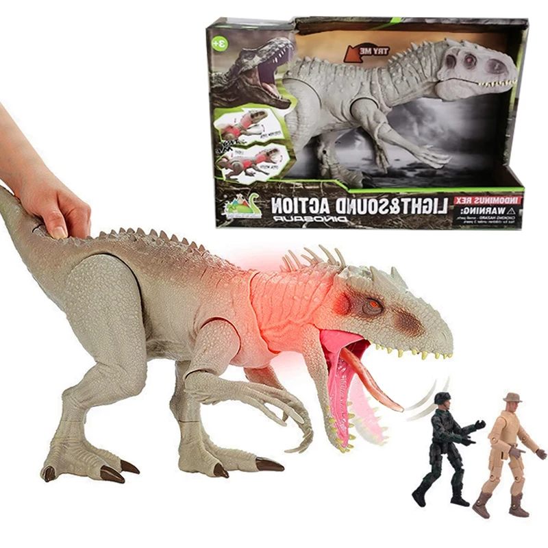 Indominus Rex, T-Rex, zabawki dinozaurów, zabawka Giganotosaurus, Tyranozaur Rex, zabawki dinozaury na prezent urodzinowy lub świąteczny. — 2