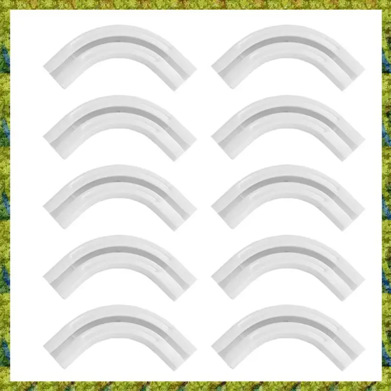 UISN 90 °   Connecteur incurvé, peut être flexible et courbé sur rail de rideau monté au plafond, adapté aux rails de rideaux de plafond