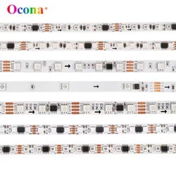 SPI RGB Pixel LED Strip Light for Room Decor DIY DC 12V/24V 60LED/m Flexible LED Tape Lights Ribbon Dream Colour WS2811 WS2813