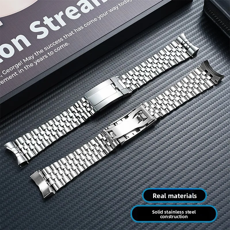 20/21/22mm Curved End 5-Link Jubilee Stainless Steel Watch Band For Tudor Black Bay 1958 BB58 M7941A 79363N Replacement Bracelet