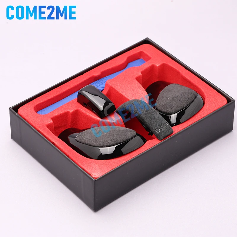 

Черная Хромированная ручка переключения передач из замши, боковая крышка DSG, эмблема для VW Golf 6 7 R GTI Passat B7 B8 CC R20 Jetta MK6 GLI