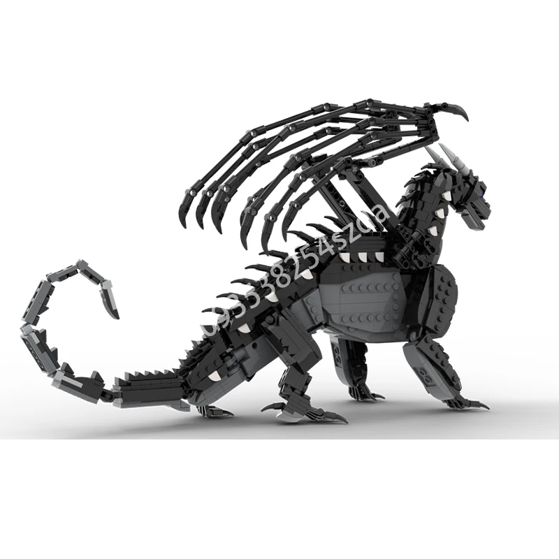 

1228 шт. MOC NightWing Крылья огня, строительные блоки, рождественская игрушка, подарок, идея для детей и взрослых, конструкция пластика