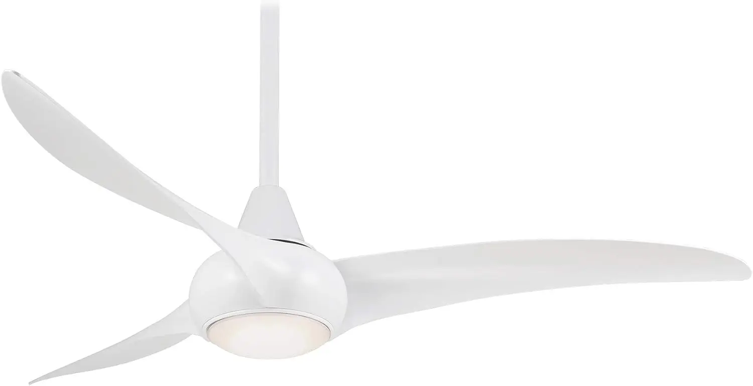 Ceiling Fan with Remote Control, 52 Inch, White
