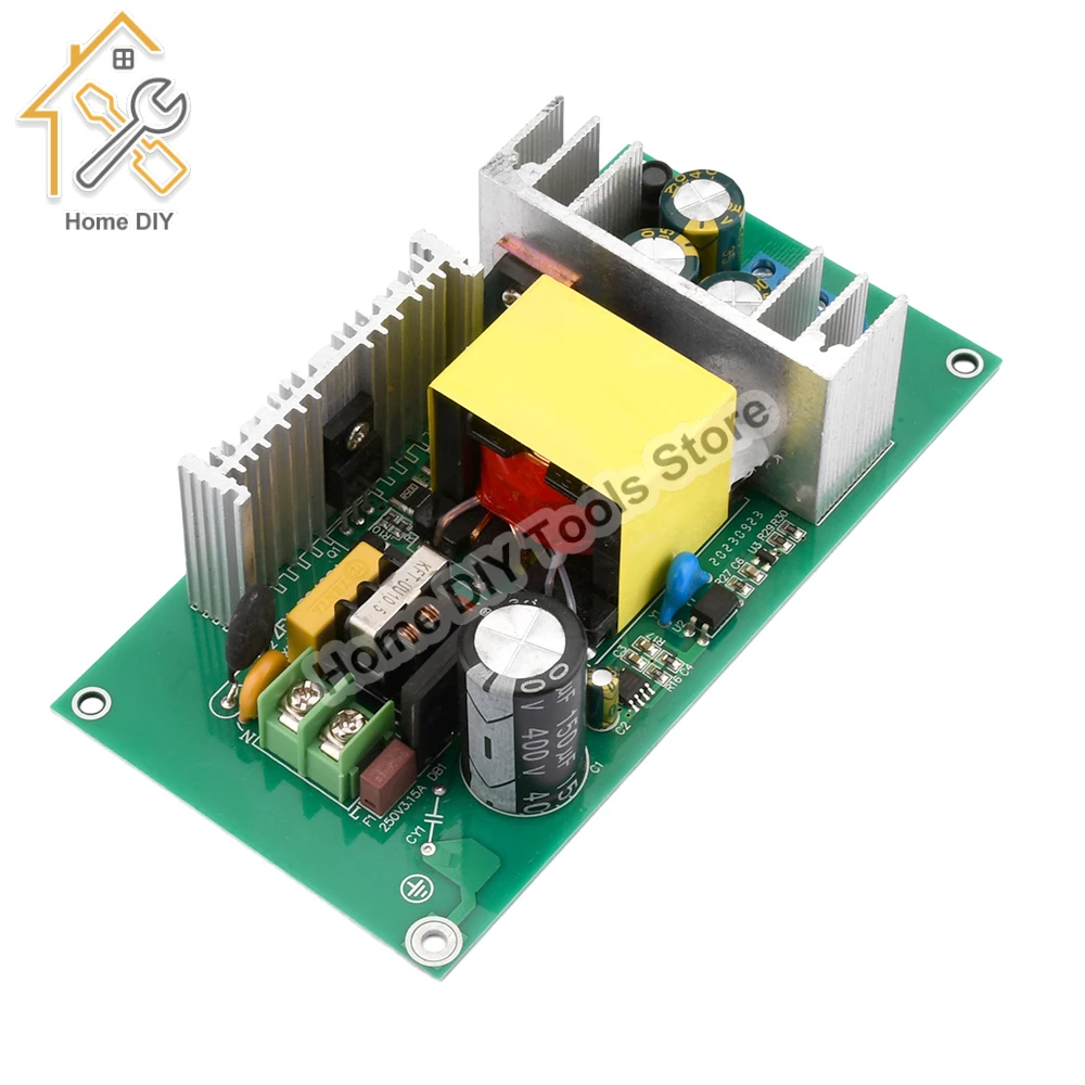

AC110-265V до DC24V 8A Модуль питания понижающего трансформатора Модуль импульсного источника питания для замены ремонта