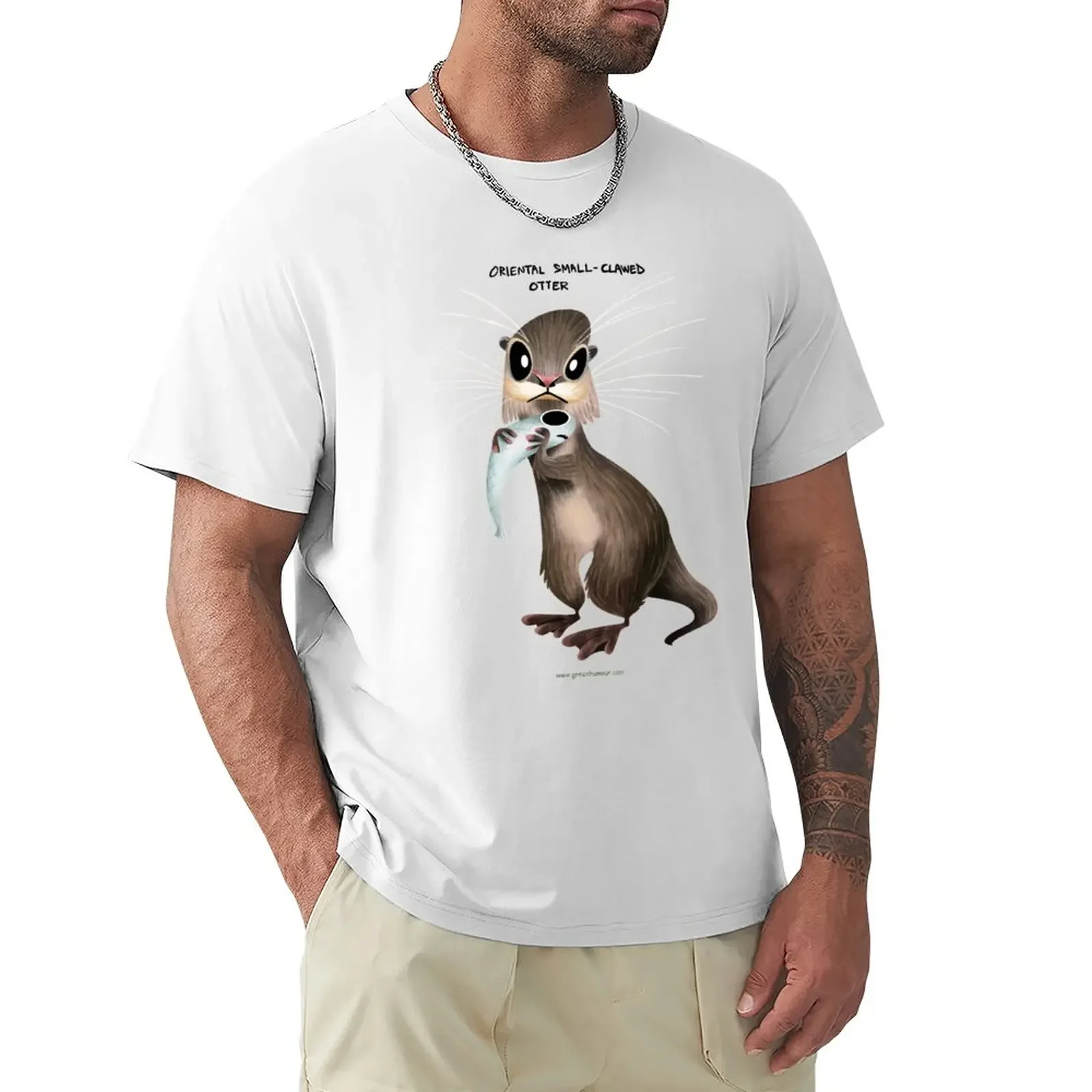 

Oriental Small Clawed Otter T-Shirt tees customizeds mens champion t shirts